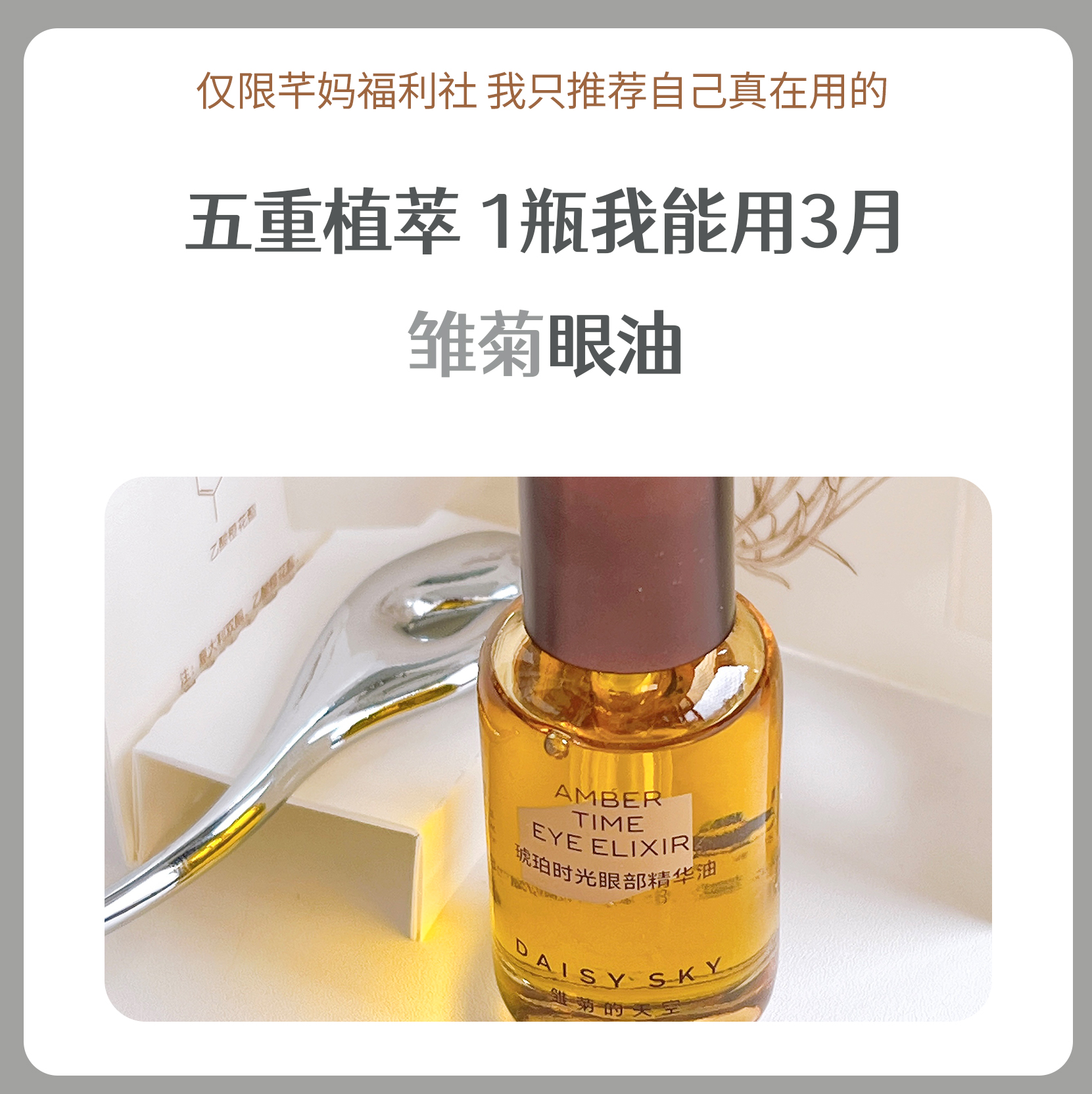 DAISY SKY雏菊的天空琥珀时光眼油8ml单瓶