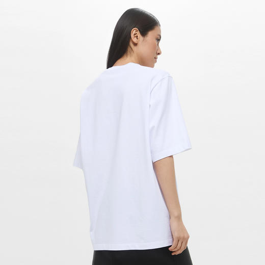 DSQUARED2 女士徽标印花棉质圆领短袖T恤 白色 S80GC0079 D20033 100 商品图1