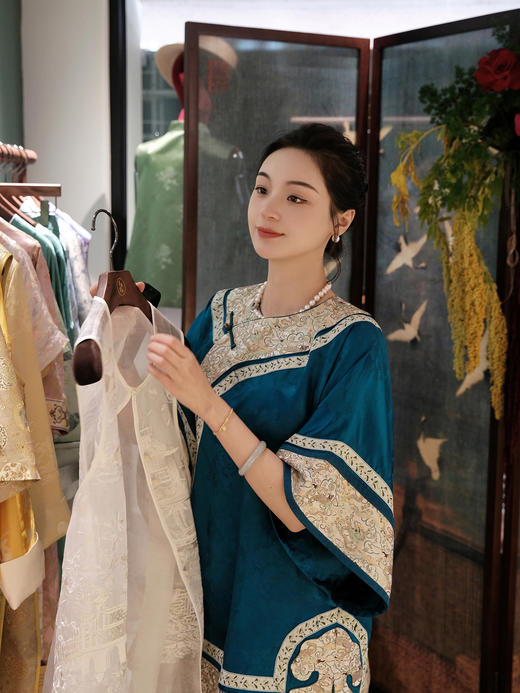 盛唐婧 |高货/重缎真丝宋锦斜襟外套[特价品] 商品图6