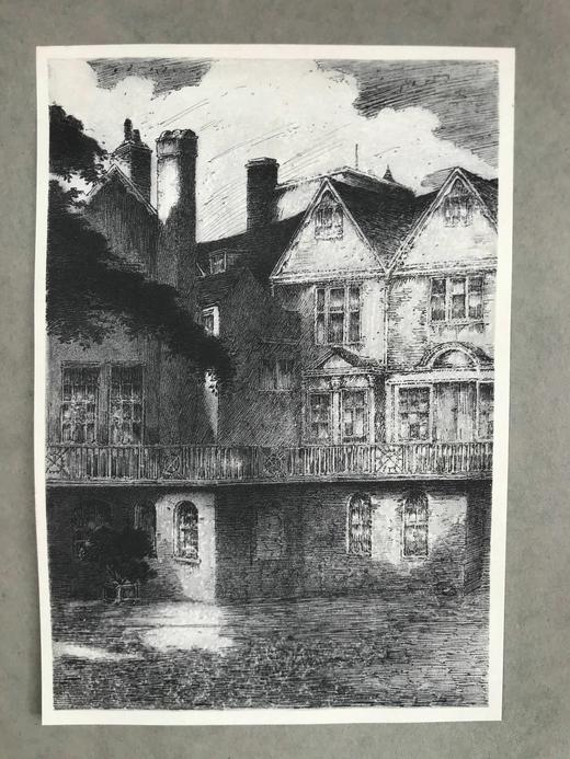 约20世纪早期 雷内·弗朗西斯《伦敦塔的故事》 21幅手工贴图 漆布精装大16开 商品图11