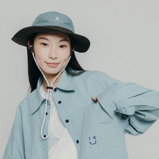 【福利特惠】ACMEITEM爱棵米 亲子防泼水拼色渔夫帽户外轻量抗撕裂多色渔夫帽 GAF3540443E 商品图2