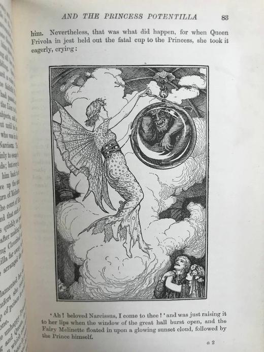 1893年 安德鲁·朗格《绿色童话书》 数十幅精美插图 漆布精装32开 商品图14