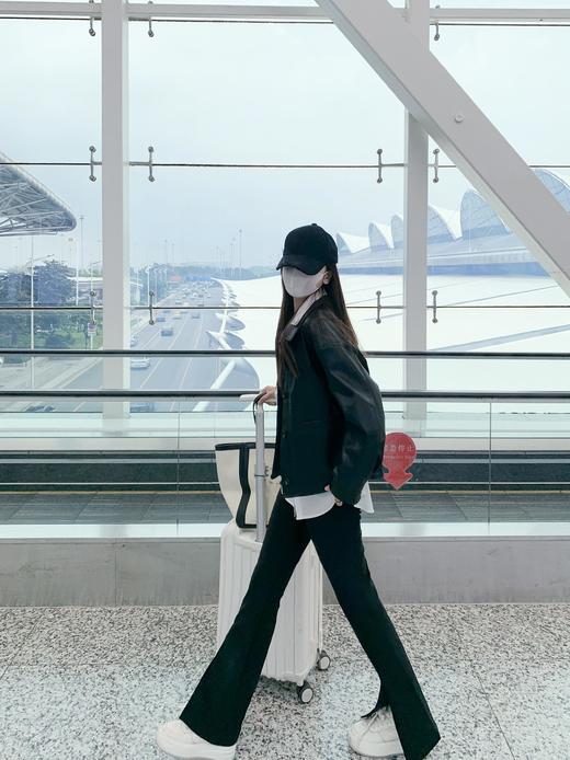 【179元任选2件】现货！黑色加绒裤 商品图2