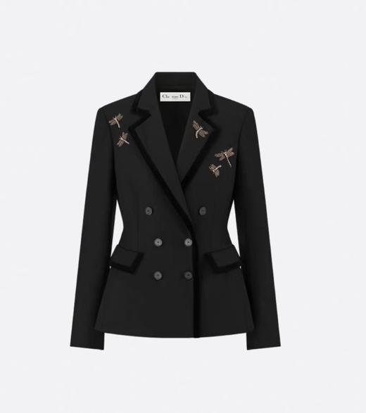 D家金丝刺绣镶钻蜻蜓重工修身西装外套 商品图10