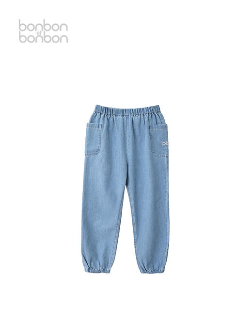 logo细节束脚长裤 商品图0