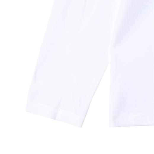 T2250春夏新款时尚个性韩版蓝白撞色圆领长袖T恤百搭潮流套头打底衫 商品图3