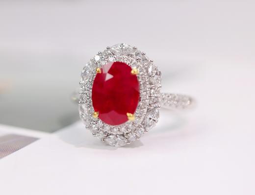 2ct刻面红宝石戒指 商品图0