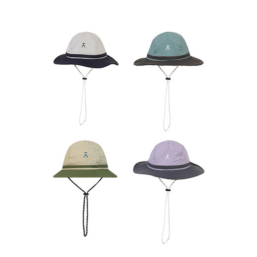 【福利特惠】ACMEITEM爱棵米 亲子防泼水拼色渔夫帽户外轻量抗撕裂多色渔夫帽 GAF3540443E 商品图4