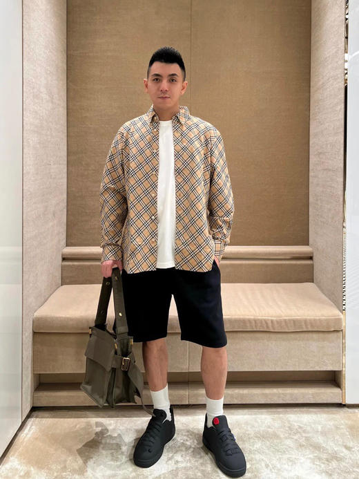 新品BBR 2024FW 新款法兰绒格子衬衫 商品图3