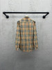 BURBERRY 格纹织带条纹衬衫 商品缩略图1