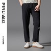 PINLI品立2025春季新款男士字母章仔绣休闲直筒长裤潮GD251117029 商品缩略图3