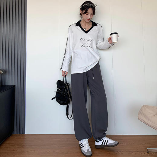 K.HIP 多巴胺王牌卫裤 2510 甄选定制细腻华棉；显高显瘦，慵懒松弛，经典百搭，造型感满满；元气多巴胺色系，束脚/直筒，一裤两穿，随意变化造型 商品图12