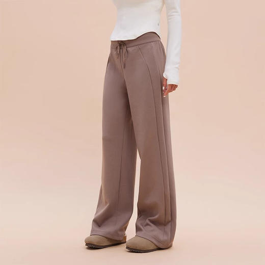 【3~5天发货】跃牌【美度空间】系列 新款抽绳直筒运动裤高腰百搭宽松休闲裤CK42022 商品图1