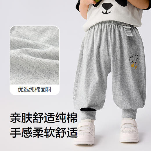 巴拉巴拉裤子婴儿夏季薄款长裤男女童运动裤2025新款简约可爱时髦 商品图3