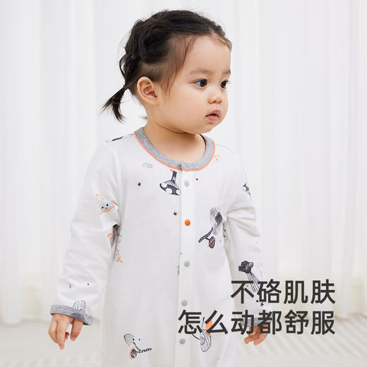 英氏婴儿衣服四季连体衣男童女童长袖新生儿衣服新款哈衣爬服 商品图4