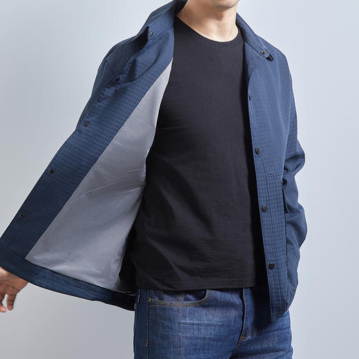 【新款DWD】大依优型大码加肥加大码翻领夹克外套时尚商务夹克上衣男士休闲 商品图1