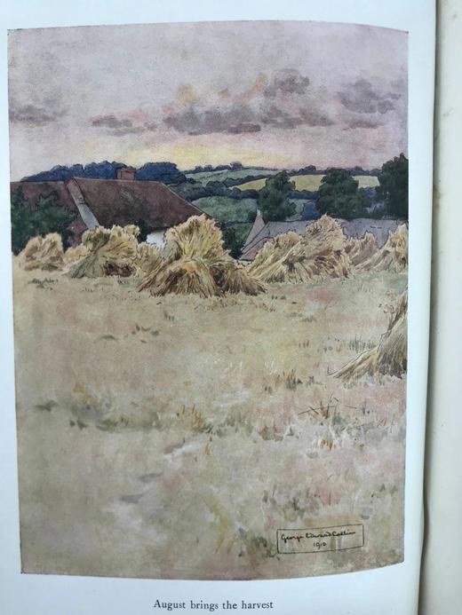 1926年 E.V.卢卡斯汇编 童心诗集 配多幅彩色插图 漆布精装32开 商品图9