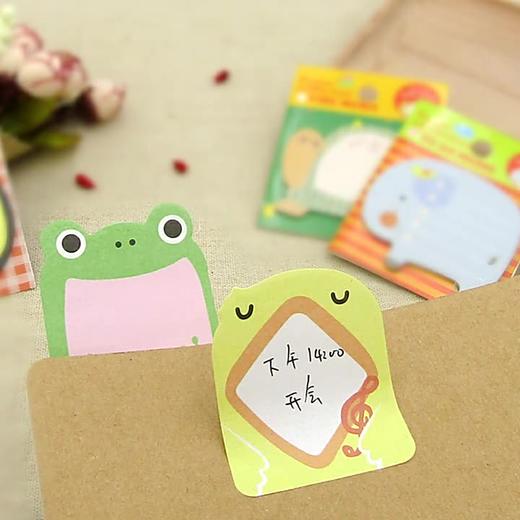 【开学季特惠❗️9.9抢3本便利贴】创意n次贴便签纸万事贴留纸言学生礼品卡通动物便利贴彩色学生备忘修改注释便签本QQ_HLY 商品图1