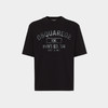 DSQUARED2 男士字母徽标印花棉质圆领短袖T恤 黑色 S74GD1413 D20033 900 商品缩略图0