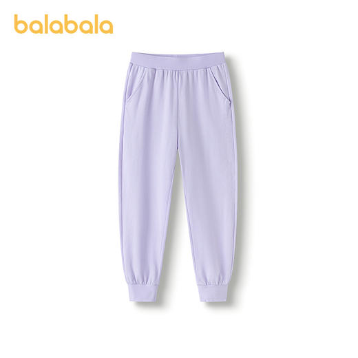 巴拉巴拉女童裤子儿童休闲裤2025夏装新款中大童速干运动洋气长裤 商品图4