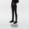 simplepieces加绒牛仔裤女冬季黑色保暖紧身九分牛仔裤 商品缩略图3