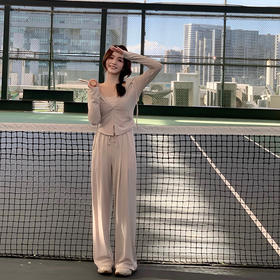 金蘑菇菇 元英欧尼 轻薄透气感 运动休闲套装