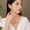 【新品首发】南红蜜蜡珍珠项链 18k金简约百搭银S925珍珠项链女士礼物MEMORA诗普琳ZNE03501（线上专供） 商品缩略图1