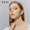 ZEGL气质花朵耳钉女小众设计感高级轻奢耳环耳夹小众耳饰2025新款 商品缩略图4