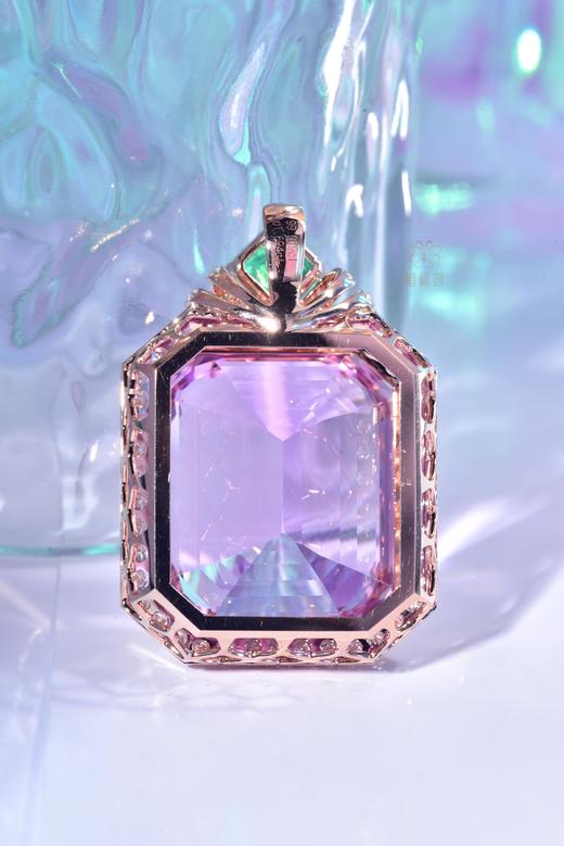 【紫色梦想】紫锂辉石镶钻坠CB12411070 商品图6