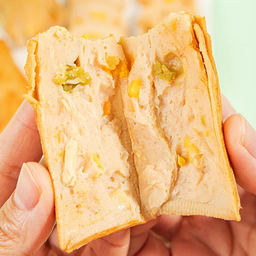 【分仓直发包邮】网红零食农香森豆皮鸡胸肉卷50g/袋（烧烤/香辣 随机5包） 商品图2