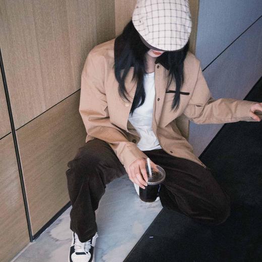 顺丰包邮洛诗琳34640巴恩风水洗拼接撞色翻领夹克外套670 商品图4