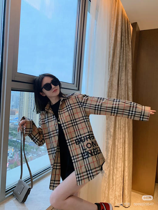 BURBERRY 字母胶印长袖衬衫 商品图8