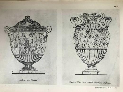 1921年 古代花瓶、三脚架、烛台等收藏集：来自各大博物馆和私人收藏的珍品 120余幅插图 漆布精装32开 商品图7