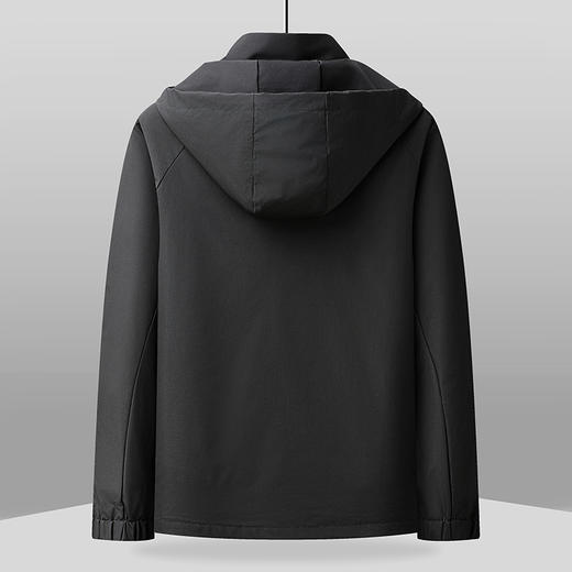 【超大码】【新款DPX】大依优型大码连帽夹克男360斤加肥加大码肥佬拼色防风冲锋外套 商品图1