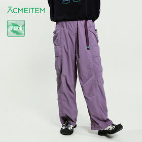 【降价福利】ACMEITEM 爱棵米 春户外亲子防泼水直筒工装裤休闲宽松长裤子男女 GAG3020815A GAG3020868A