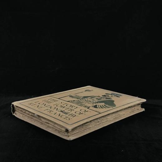 约20世纪早期 雷内·弗朗西斯《伦敦塔的故事》 21幅手工贴图 漆布精装大16开 商品图1