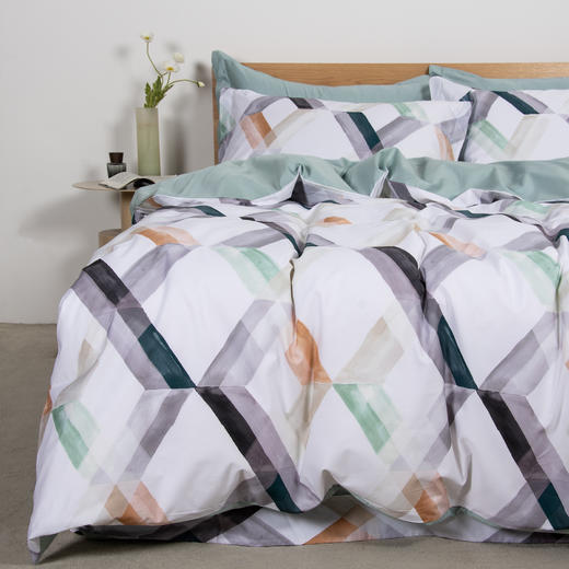 60S纯棉贡缎印花四件套-碧落 商品图3