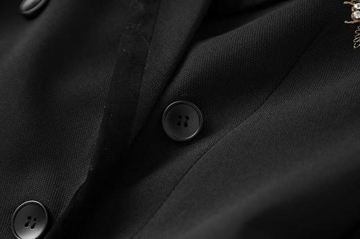 D家金丝刺绣镶钻蜻蜓重工修身西装外套 商品图14