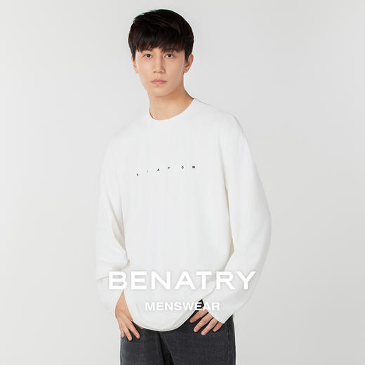 贝纳川圆领长袖T恤ECP313001 商品图0