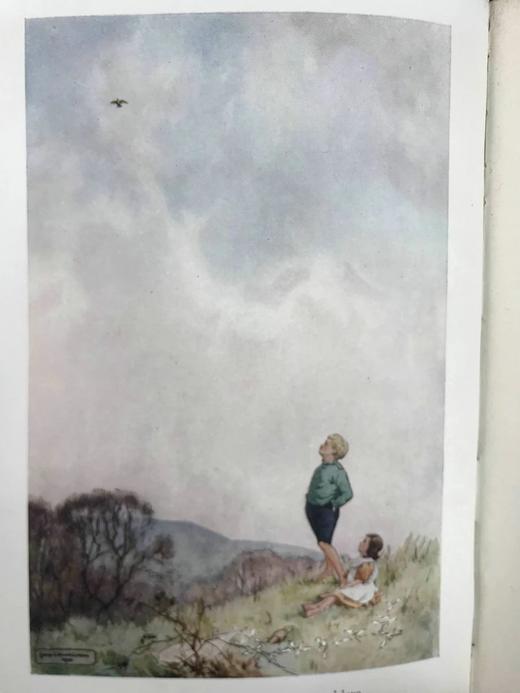 1926年 E.V.卢卡斯汇编 童心诗集 配多幅彩色插图 漆布精装32开 商品图8