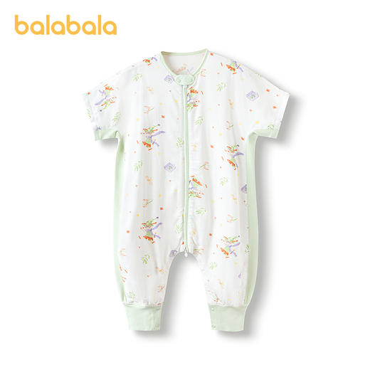 巴拉巴拉婴儿睡袋宝宝儿童睡衣新生儿柔软亲肤舒适印花满印可爱萌 商品图4
