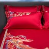 10楼罗卡芙/惠谊中国风喜庆吉祥经典龙凤纹样婚庆九件套 凤舞龙翔220* 240cm吊牌价8800元 活动价6980元 商品缩略图2
