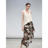 COCOBELLA设计感绑带复古繁花半身裙秋优雅围裹式长裙HS3065 商品缩略图3