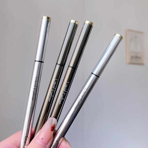 买1送1 小银管眼线液笔 顺滑防水防汗不易晕染 细头 卧蚕阴影笔 商品图0