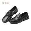 信诺真皮男士豆豆鞋2025新款春季商务休闲乐福鞋中年爸爸鞋男皮鞋N5C115-16 商品缩略图1