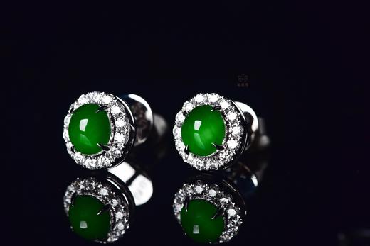 【悦来】简约翡翠耳钉-EZ12411021 商品图1