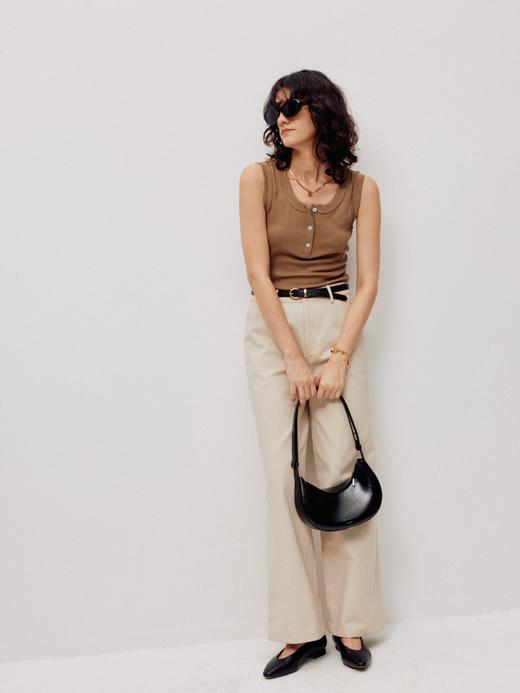 LIYIHAN漠野丨25春全棉直筒牛仔裤宽松显瘦裤子百搭时尚百搭 商品图2