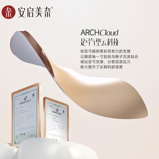 ARCHCONTACT安启美奈气垫云手工复古圆头交叉带玛丽珍皮鞋【53019】 商品图2