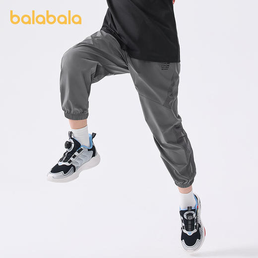 巴拉巴拉童装儿童裤子男童女童2025夏季薄款裤子直筒运动休闲长裤 商品图2