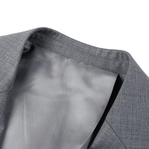 GXG男装灰色简约含羊毛商务西装外套 春季热卖西服 商品图2